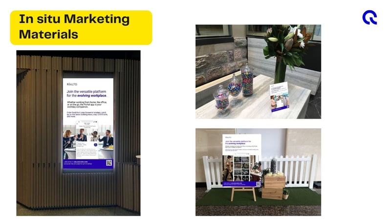 Marketing materials | Equiem tenant app